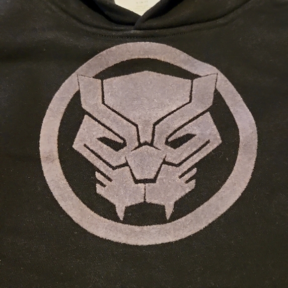 GAP Kids Marvel Black Panther Hooded Sweater Size Small 6-7 - Picture 3 of 4